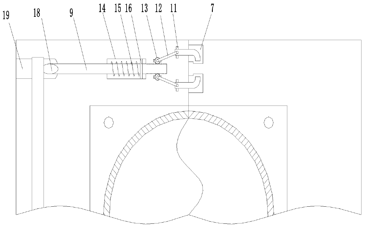 Pipeline mold lifting device capable of cyclically utilized and construction method