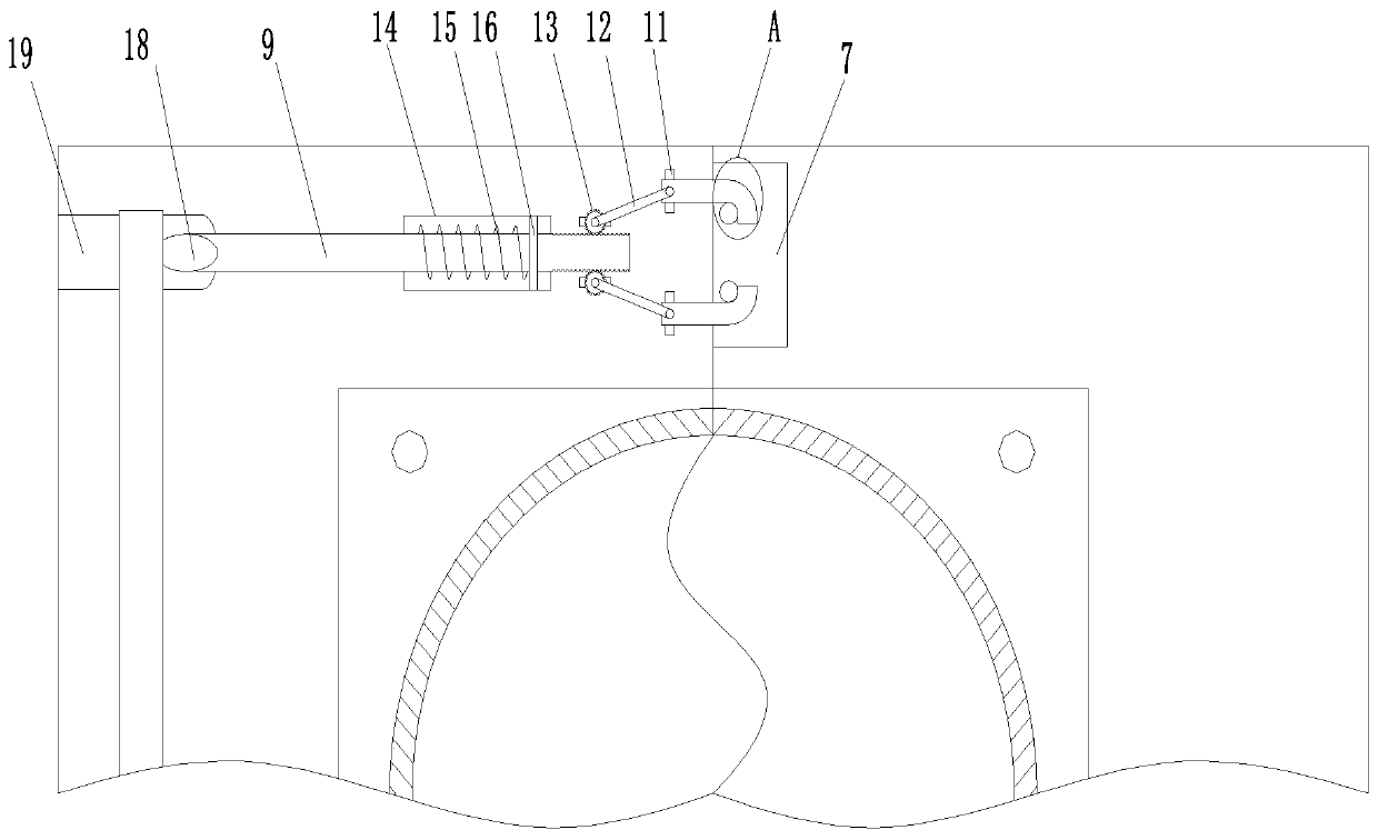 Pipeline mold lifting device capable of cyclically utilized and construction method