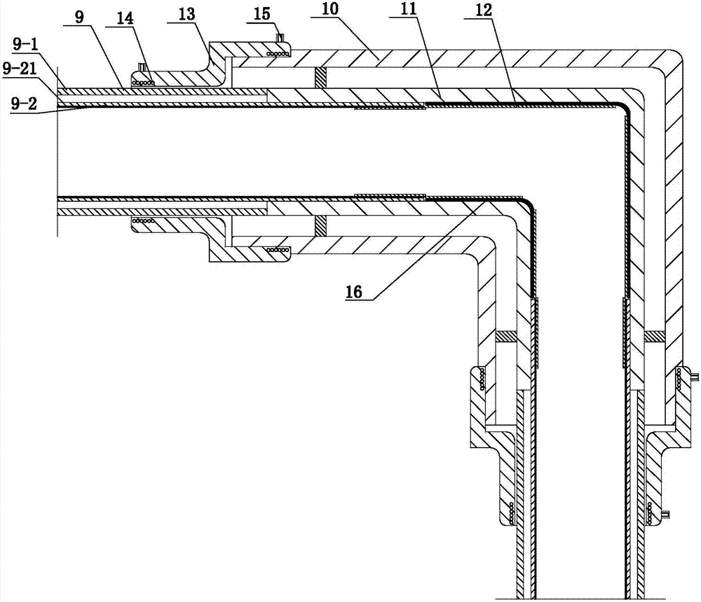 Static-conducting connecting structure of coupling for double-layered pipes