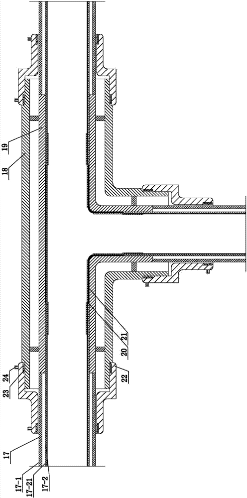 Static-conducting connecting structure of coupling for double-layered pipes