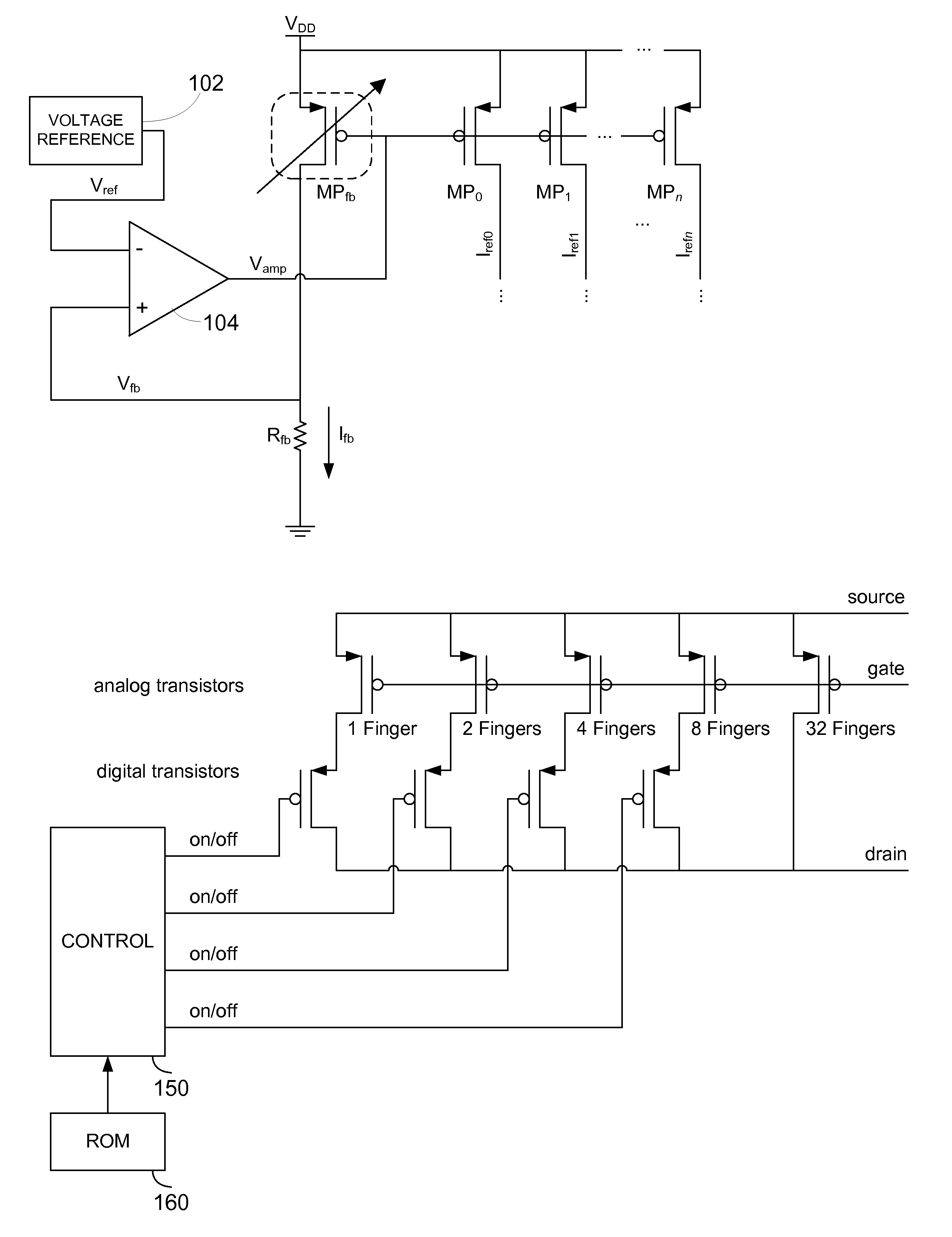 Current mirror bias trimming technique