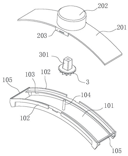 Safety helmet side hoop assembly device