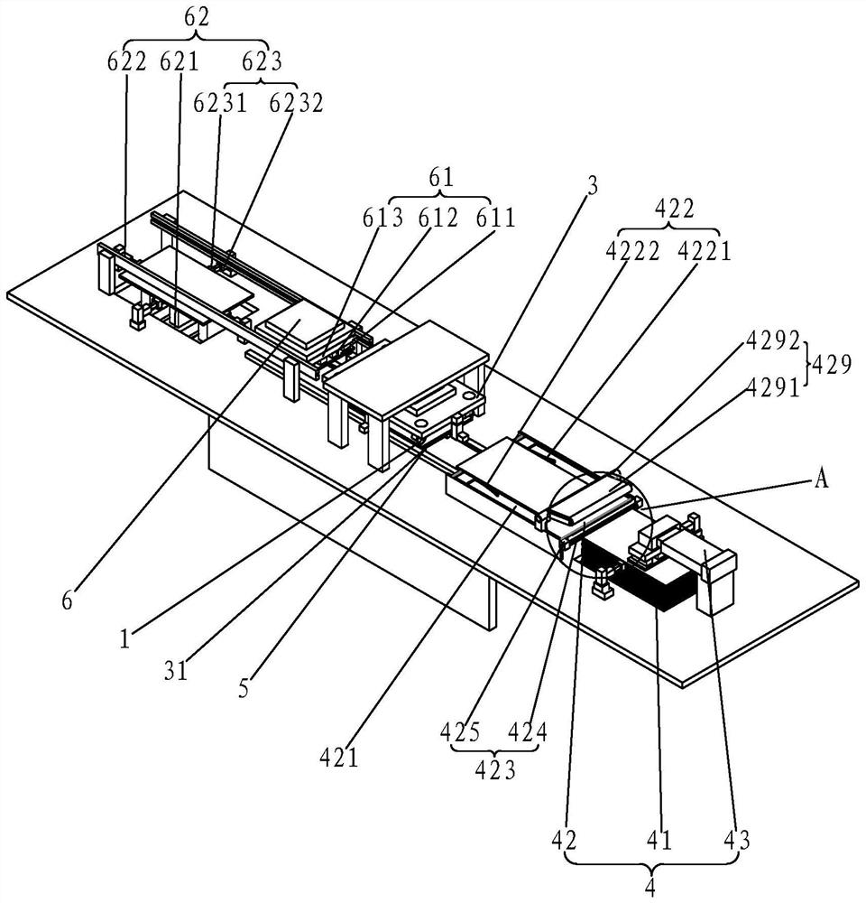 Digital intelligent longitudinal and transverse edge sawing production line