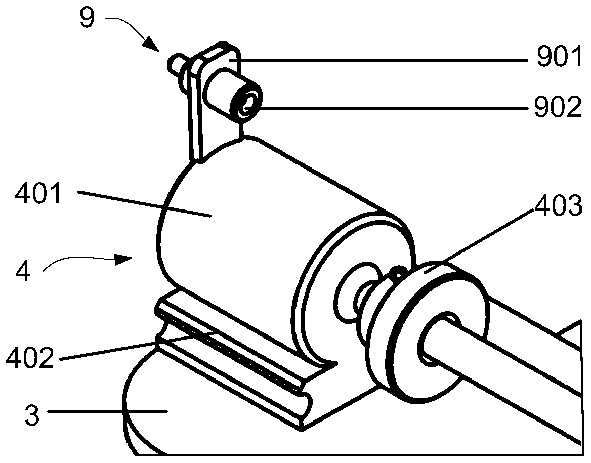 Automation equipment used for line winding procedure during fishing pole production