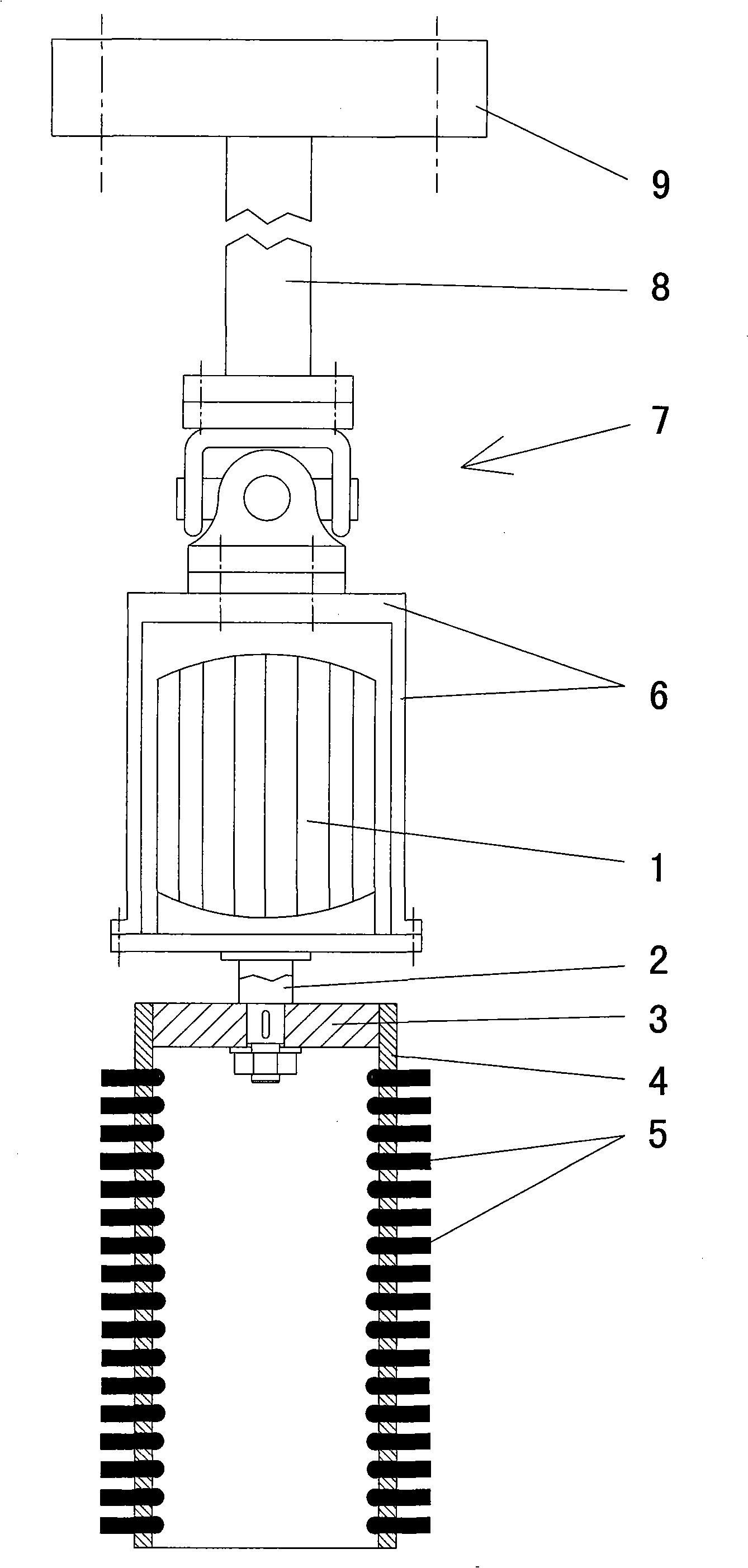 Artificial feeding method for black cattle