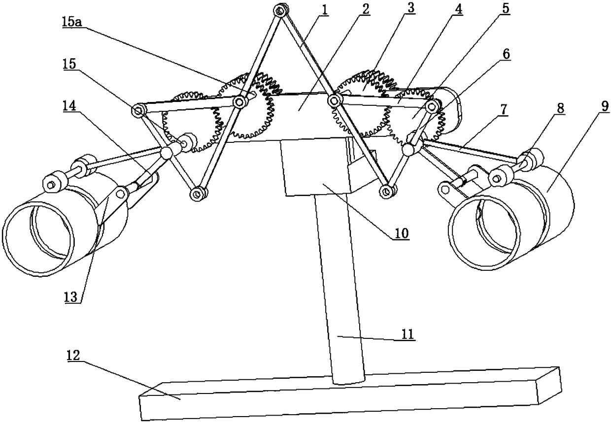 Medical leg nursing exercise device and method for neurology department