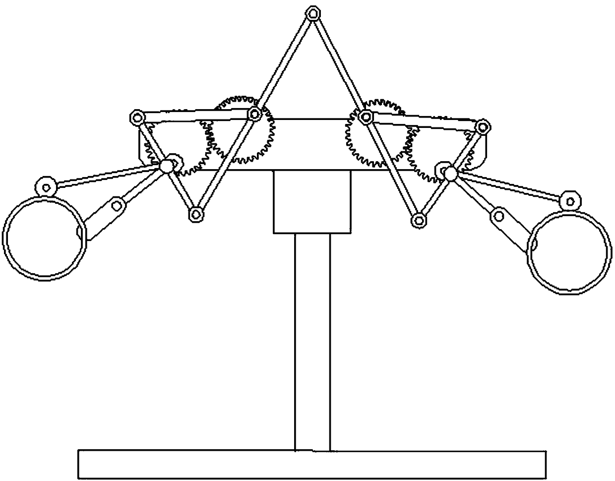 Medical leg nursing exercise device and method for neurology department