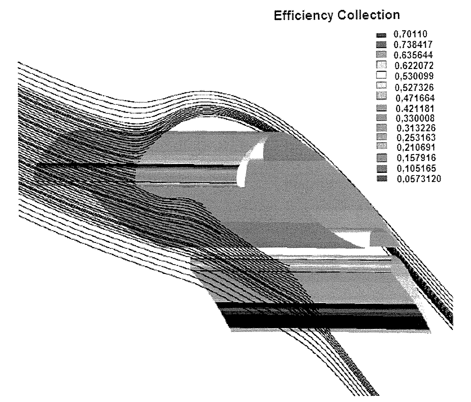 Computer-aided method for predicting particle uptake by a surface of a moving object