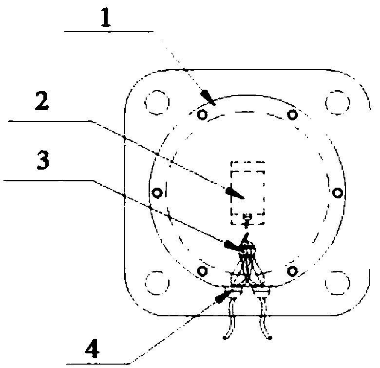 Hydraulic dam gate angle detection device and application thereof