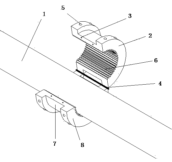 Antifriction device of power cable installation in pipe