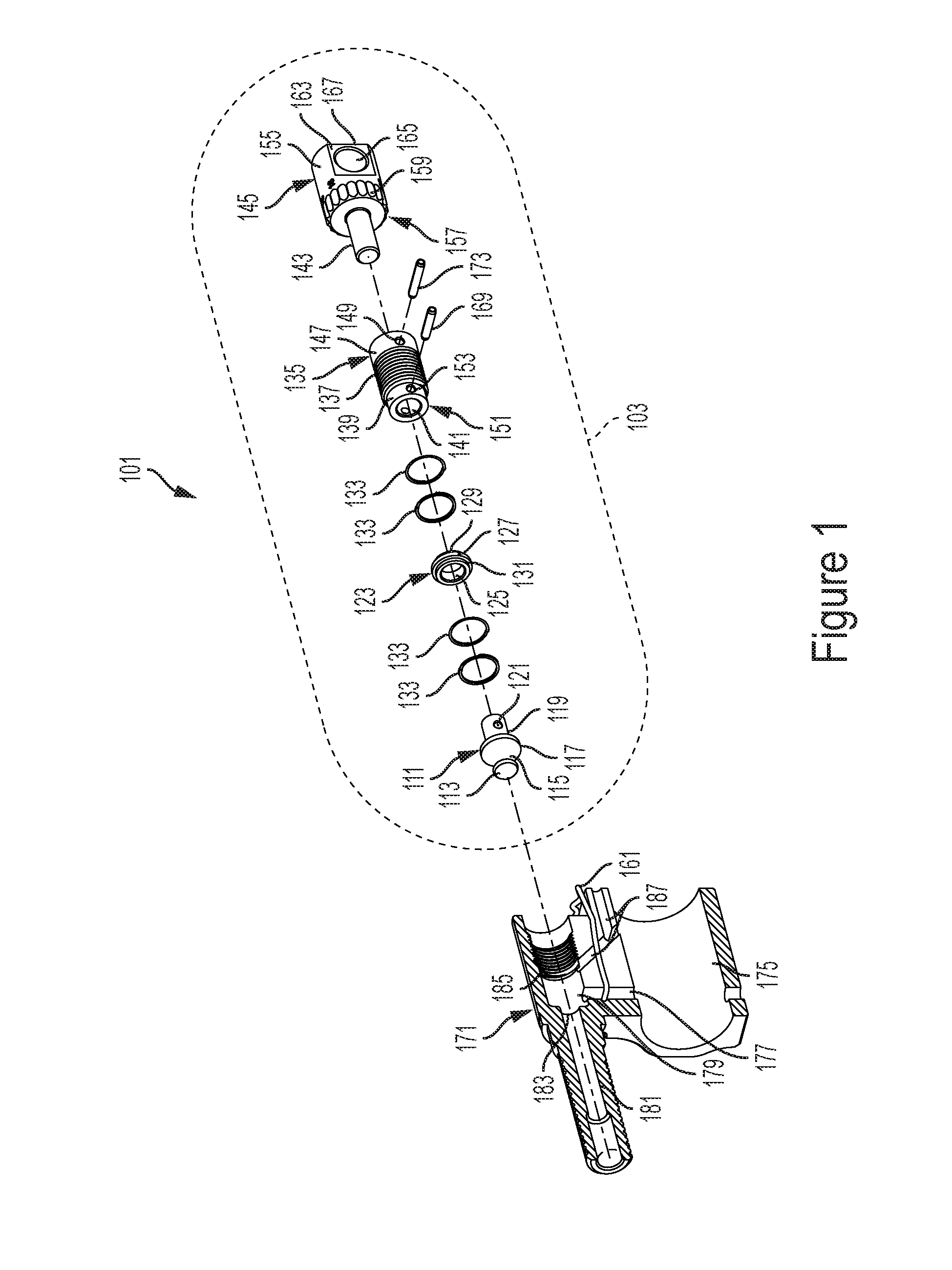 Adjustable gas block