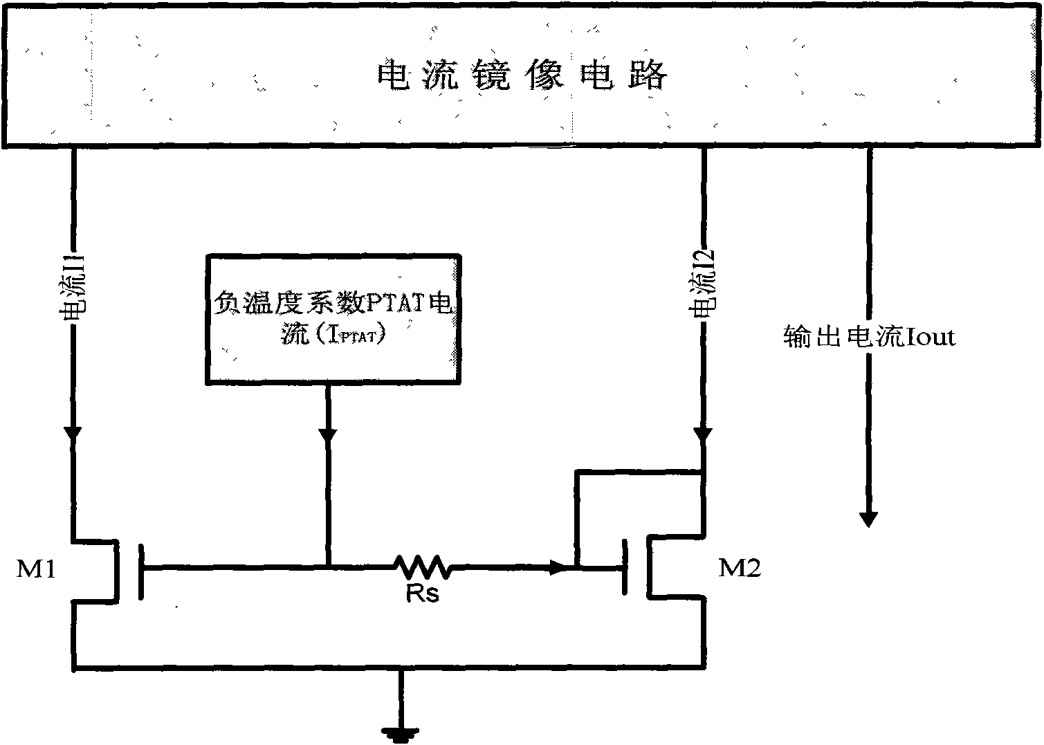 High-precision constant flow source circuit