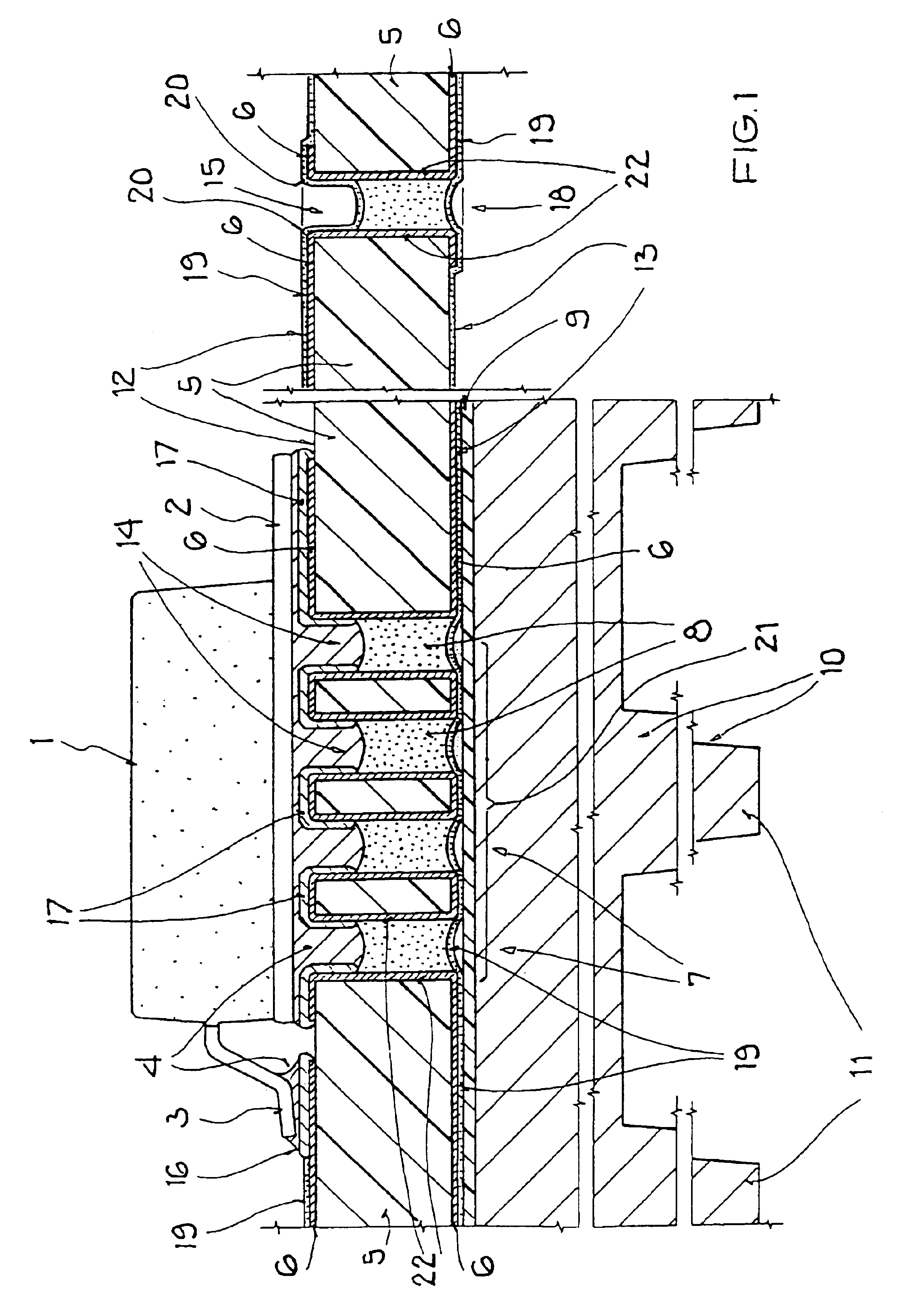 Method for the production of an electronic component