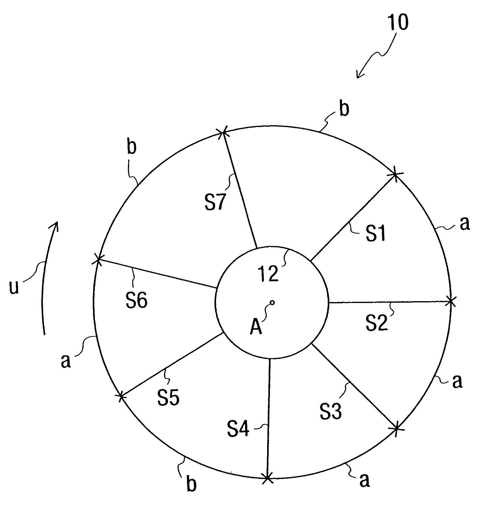 Conveying member, especially rotor or stator, for conveying a flowable, preferably gaseous medium