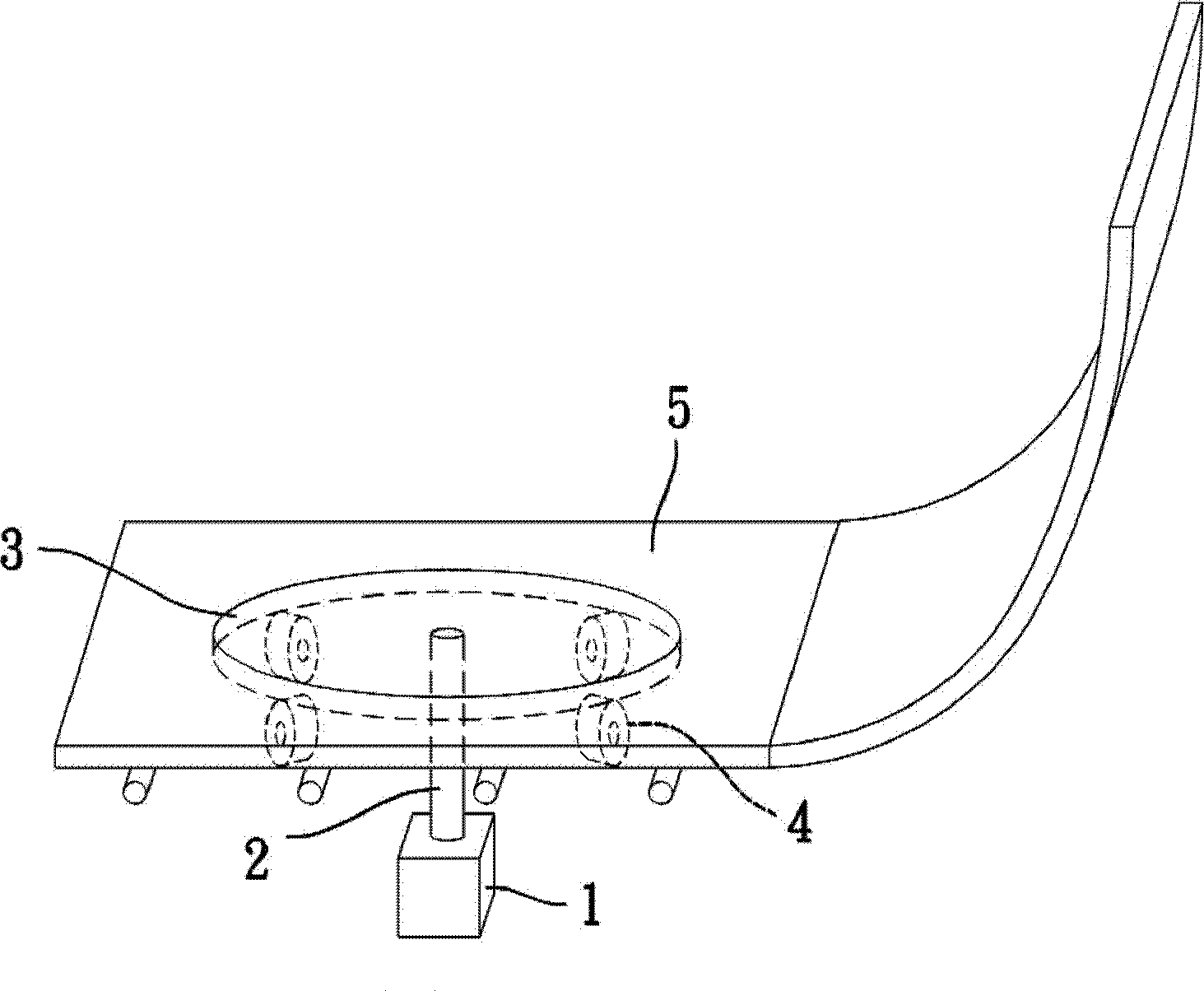 Photostudio with turntable driving mechanism