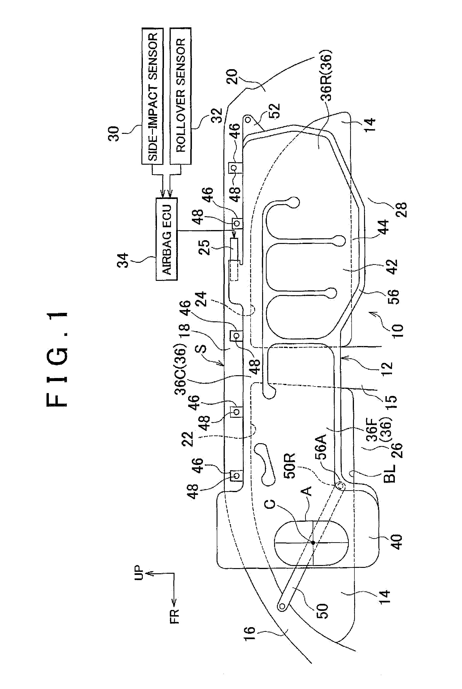 Curtain airbag system