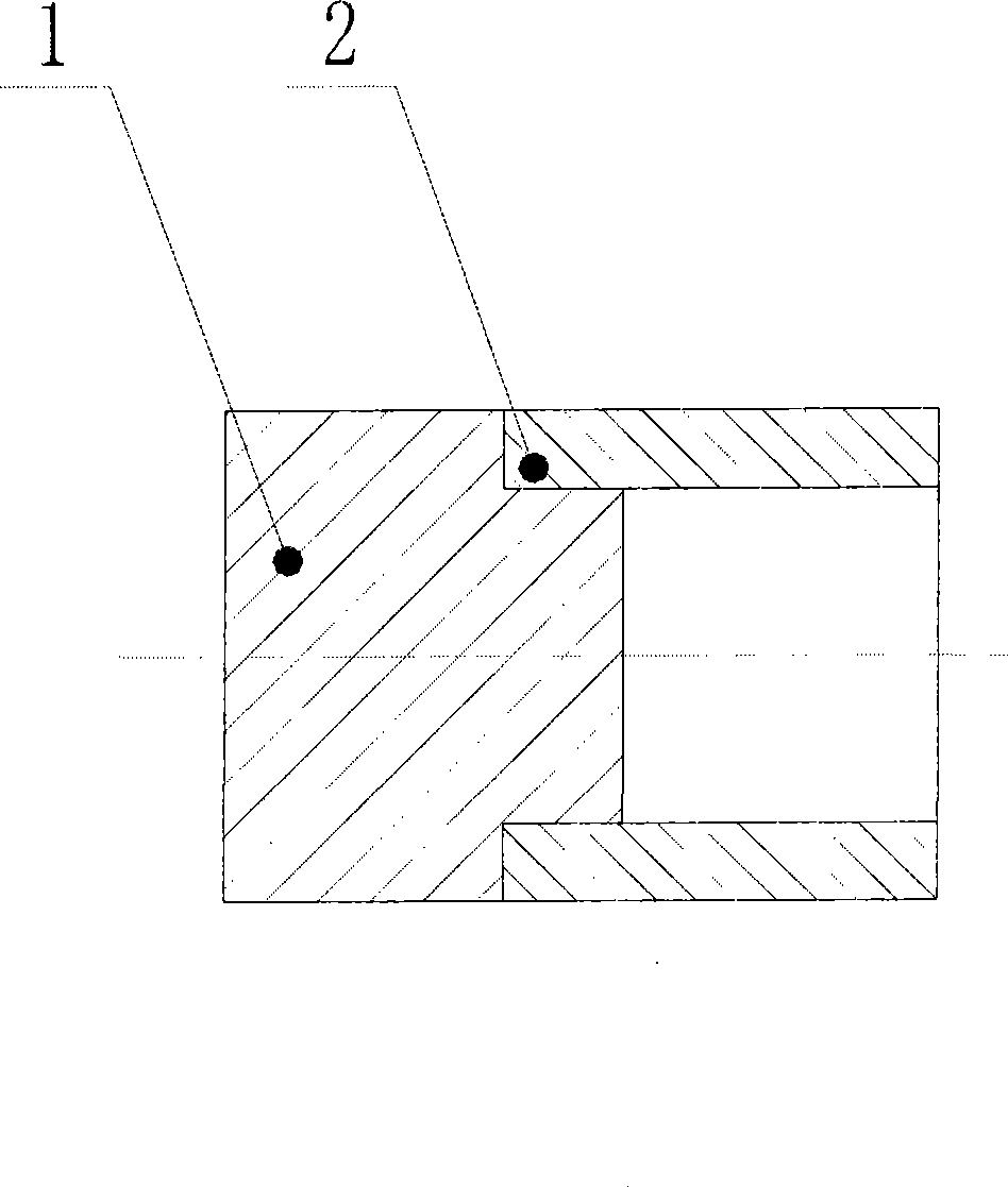 Composite welding scheme between dissimilar metal materials