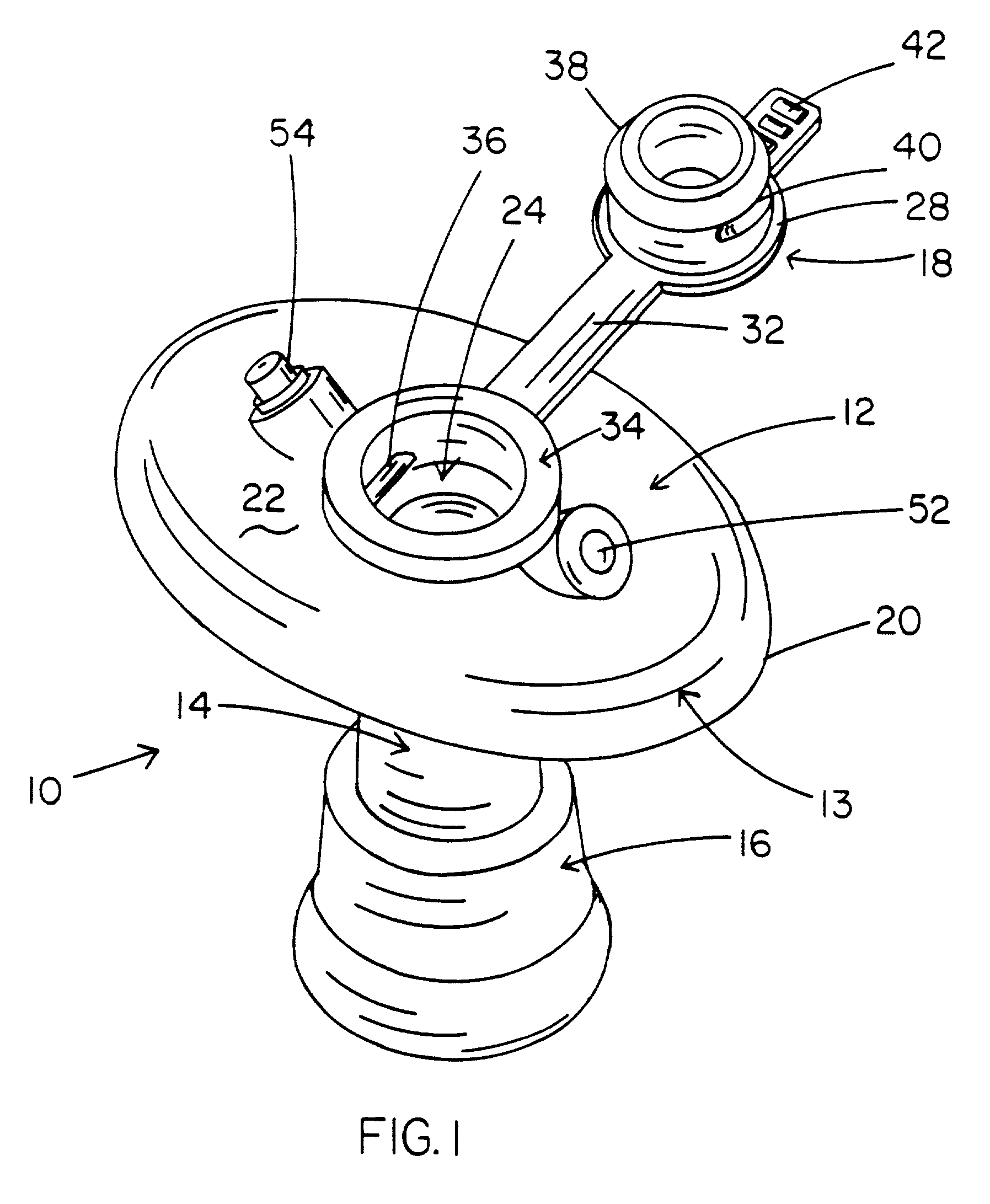 Pad for use with continent ostomy port