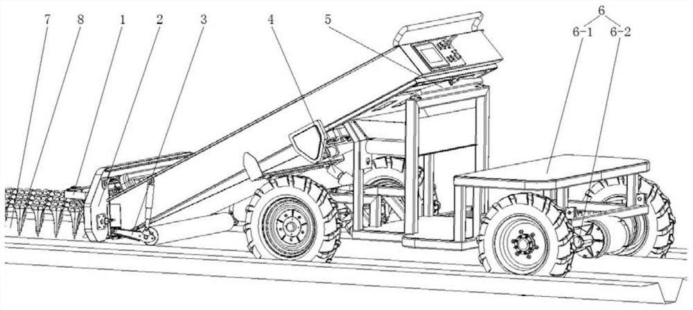 A header profiling device, its control system and method, and a harvester