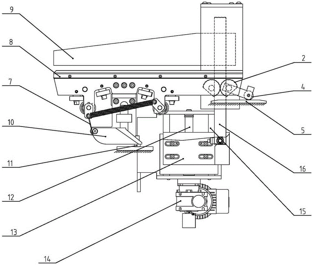 Book clamp device of full-automatic perfect-binding covering machine