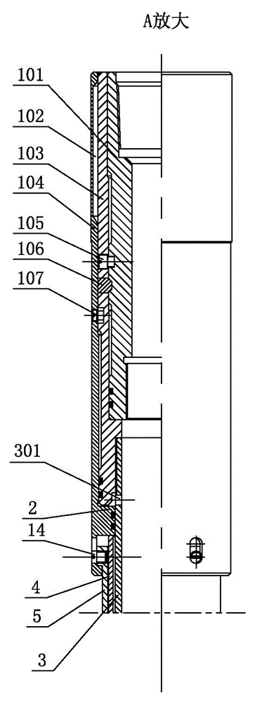 A hollow oil pumping device for liquid production profile test