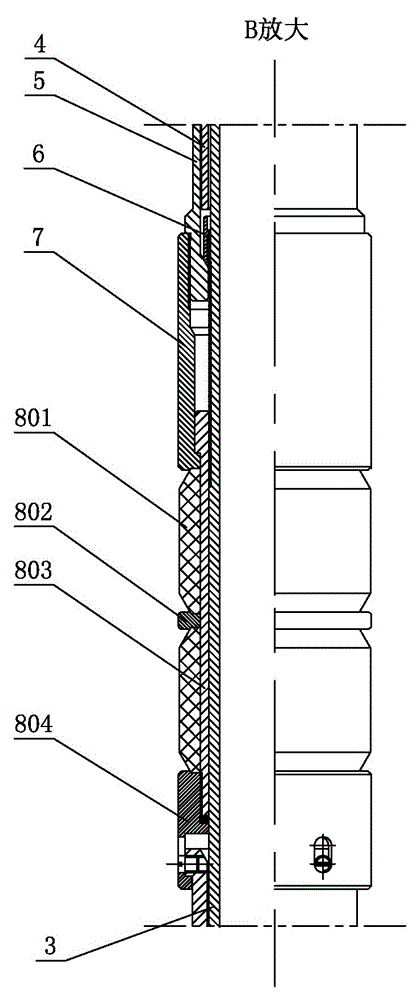 A hollow oil pumping device for liquid production profile test