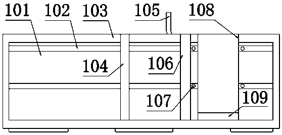 Water storage horizontal type safety bath barrel with openable door