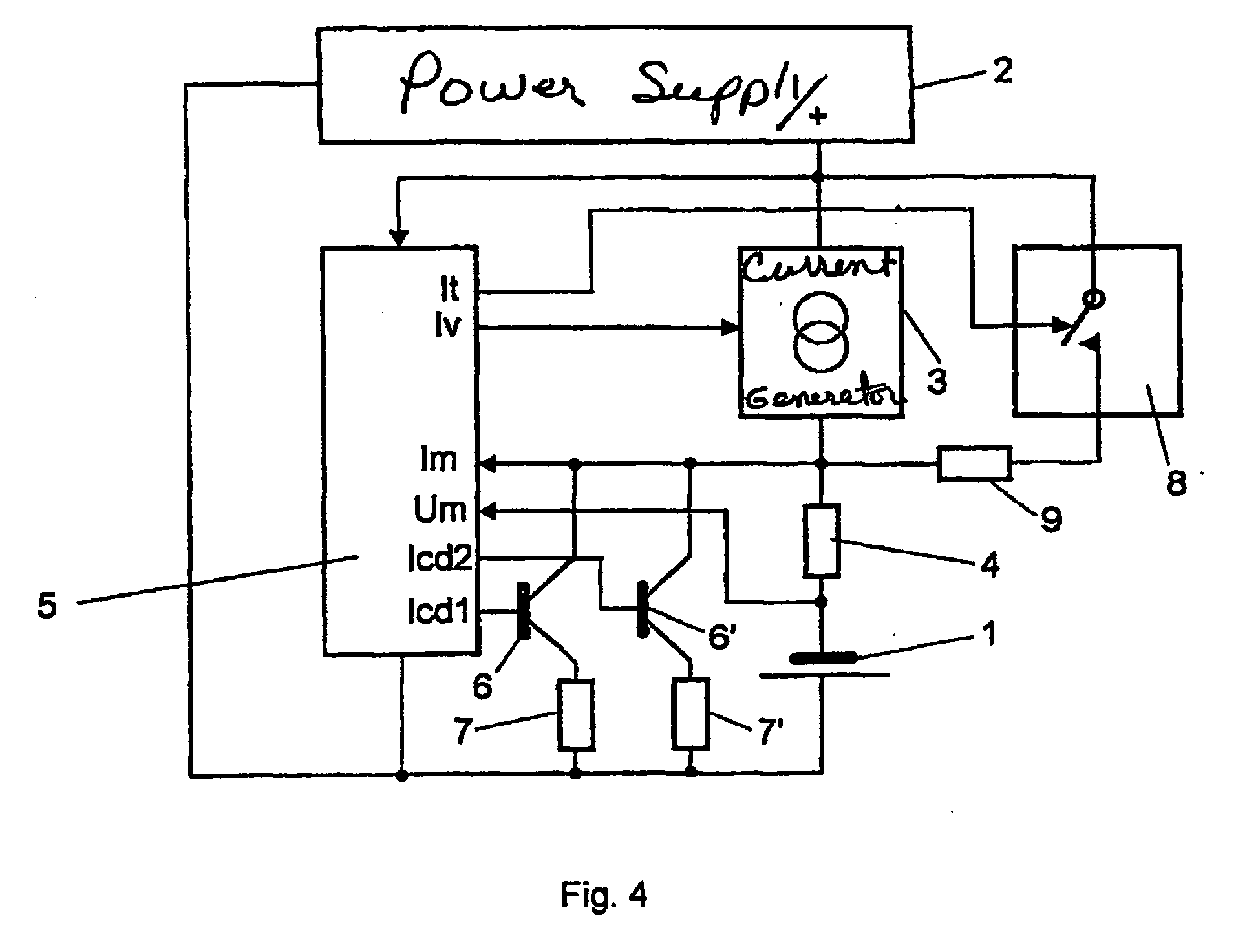 Battery current charger