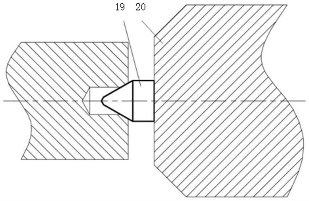 Axial bolt type camshaft automatic positioning device and using method thereof