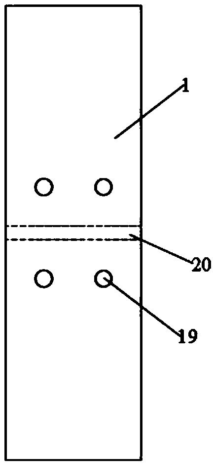 Self-resetting glued wood structure beam-column joint capable of replacing top-bottom friction energy-consuming device