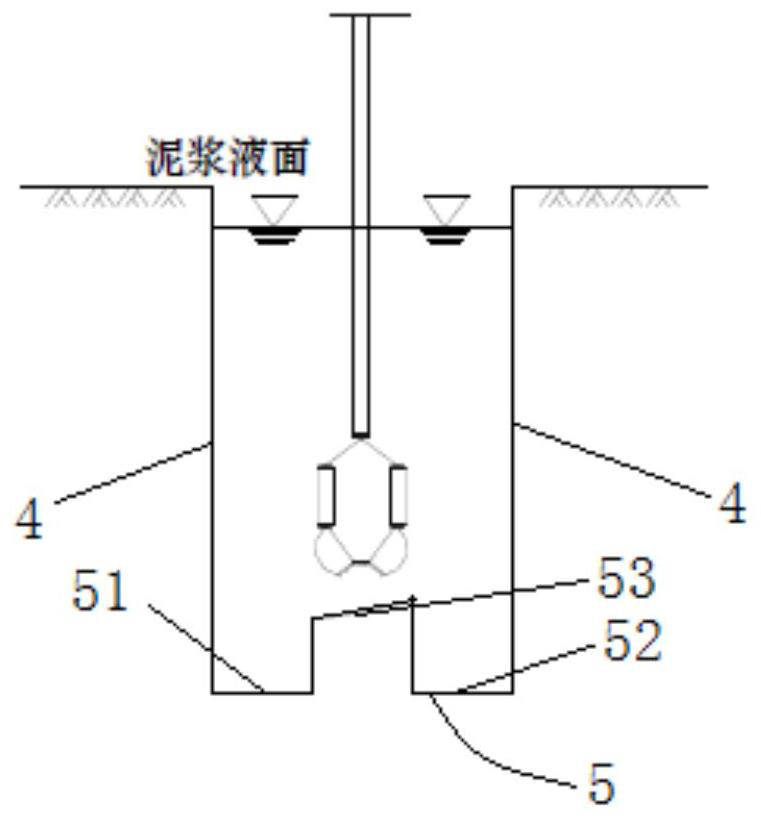 Grooving method for underground diaphragm wall