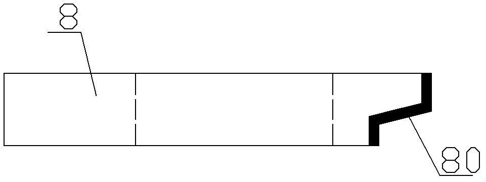 Construction technology of insulation structure of ground power supply sliding contact wire of electric flat car