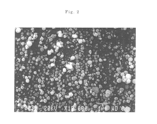 Method for producing fine powder of metallic nickel comprised of fine spherical particles