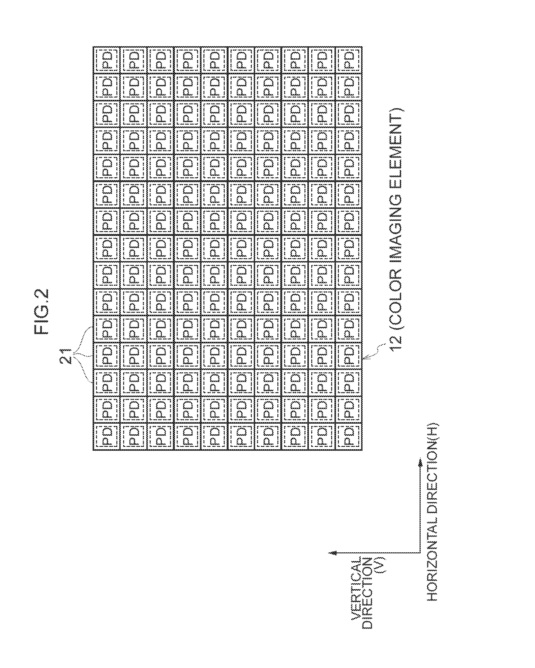 Color imaging element and imaging device