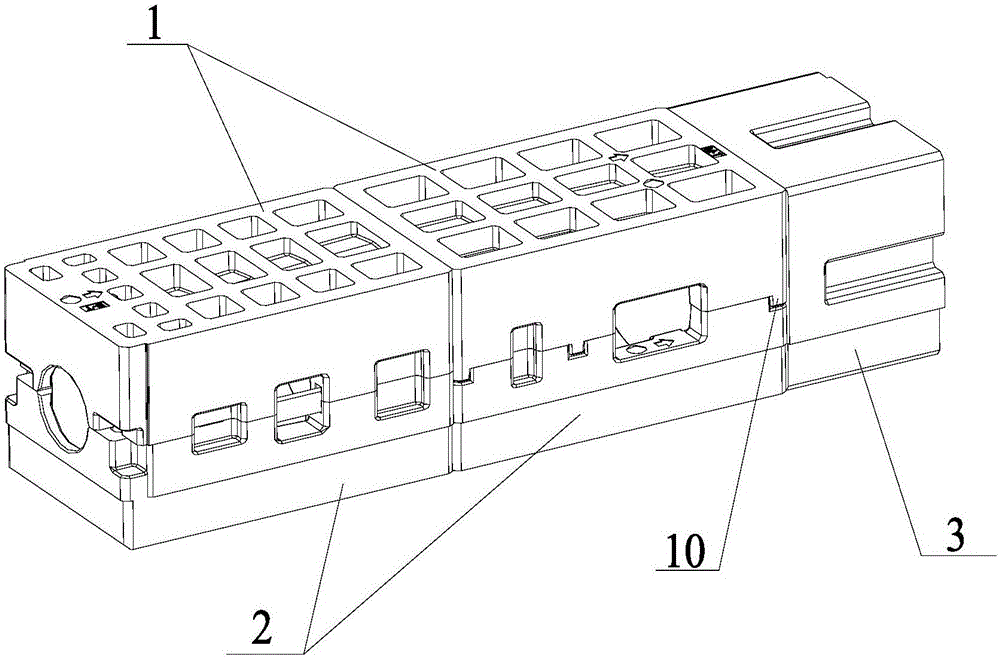 Full-closed cushion packaging structure of cabinet air conditioner