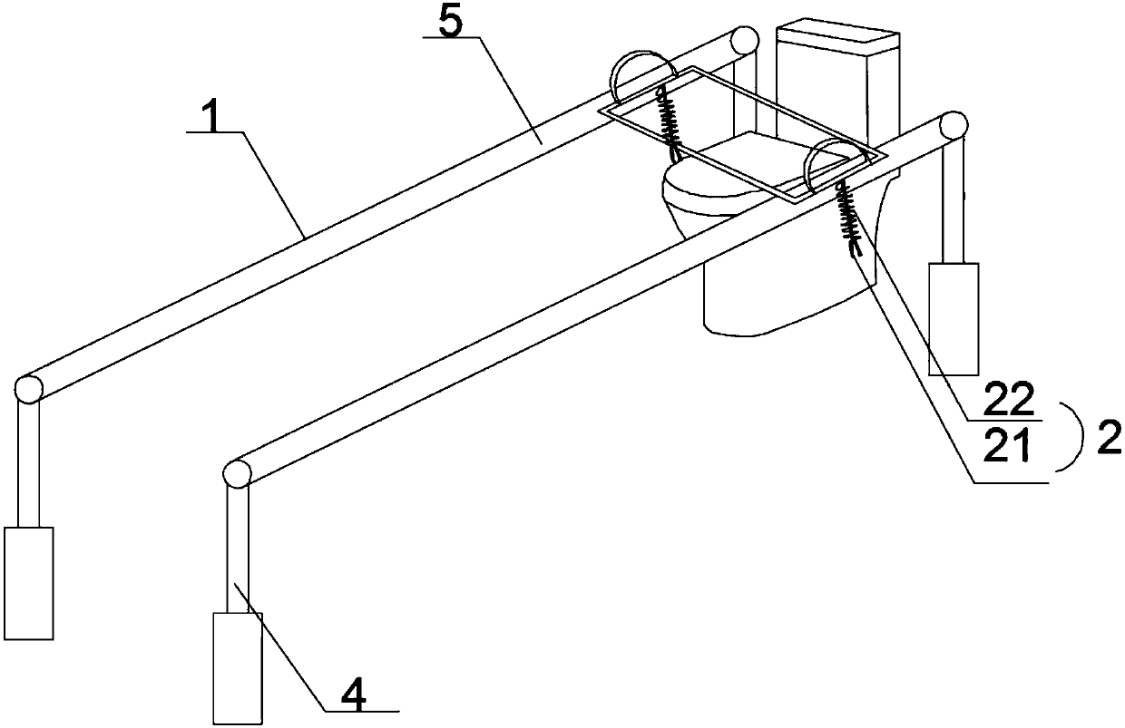 Automatic defecation assisting device