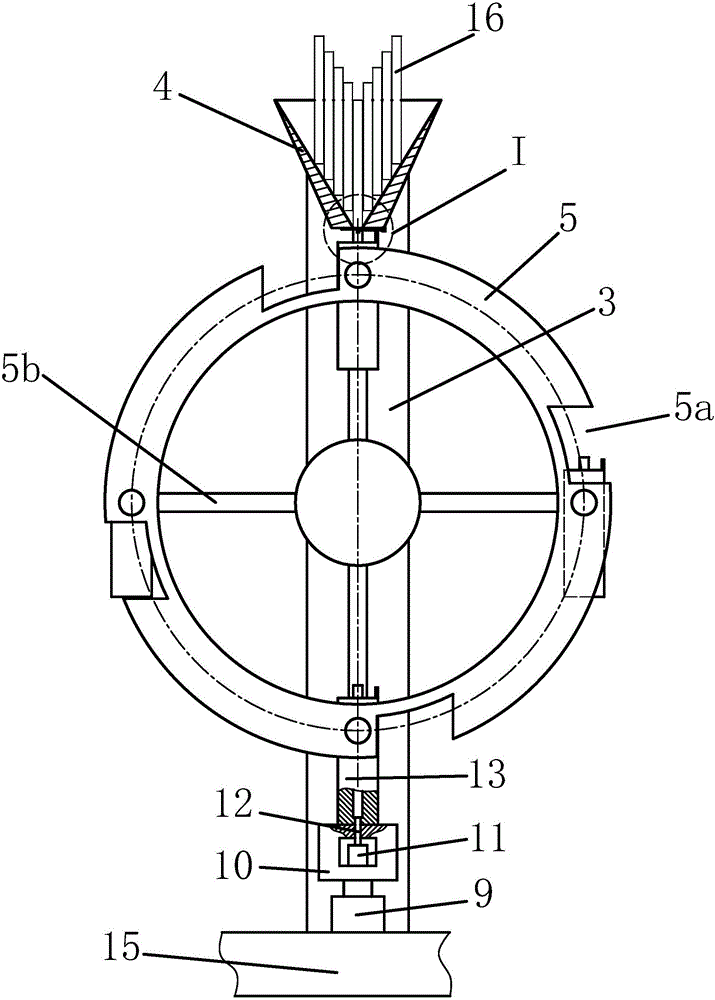 Automatic punch device of mold push rod