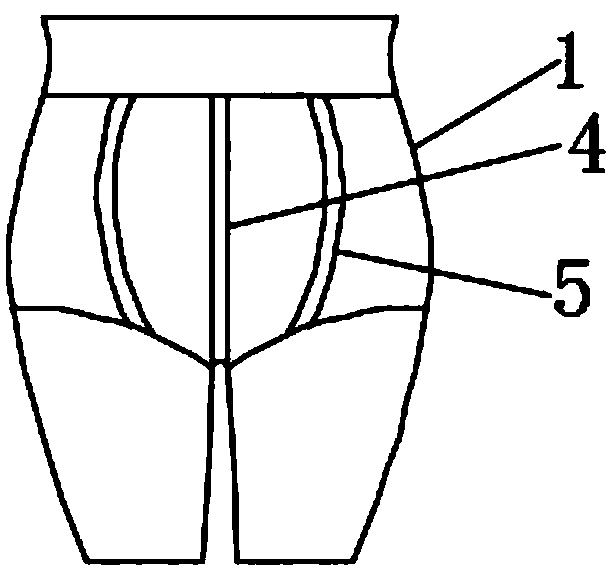 Molding pants for preventing cervical cancer