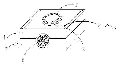 Watch box with embedded brand label