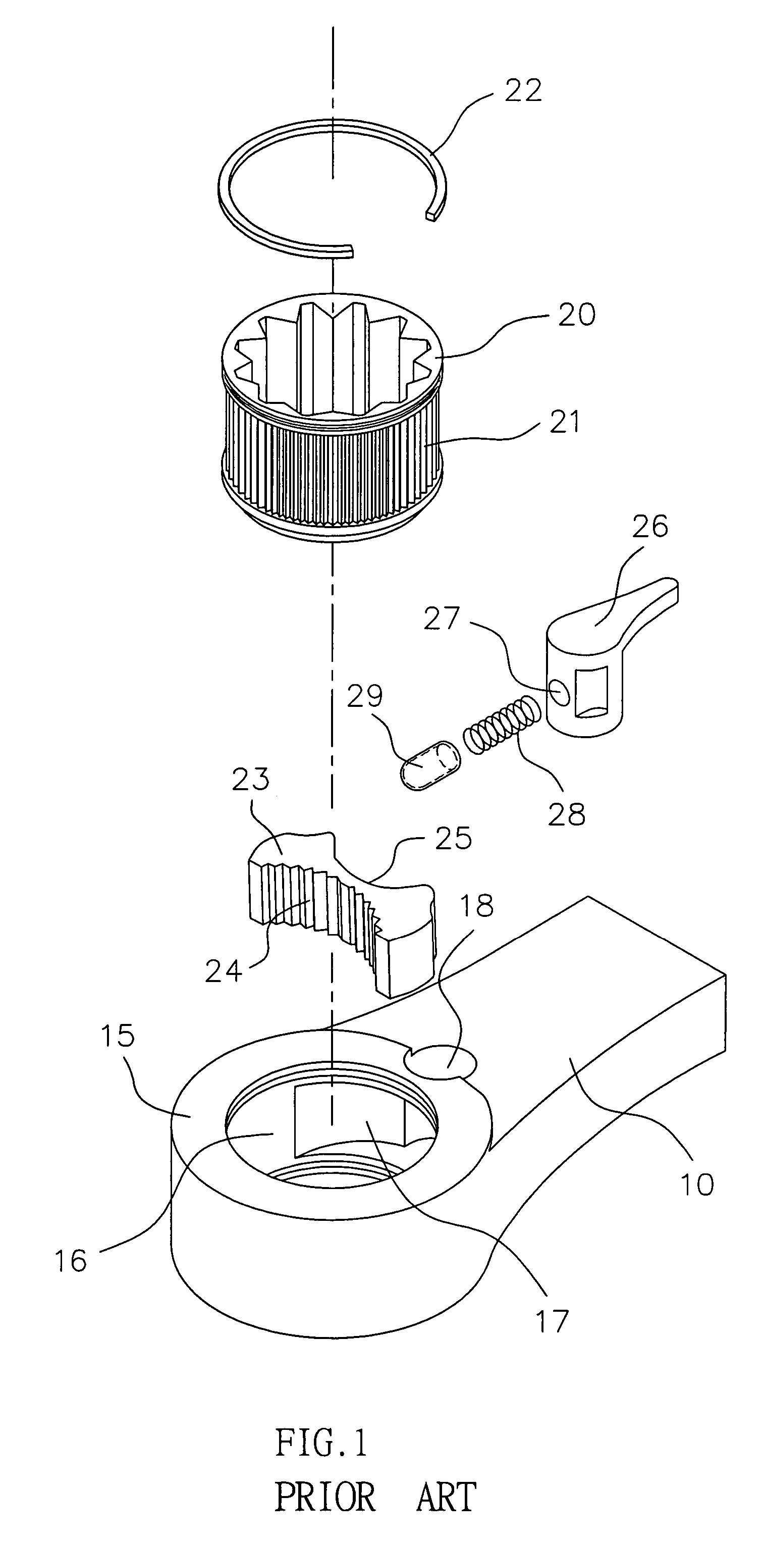 Ratchet wrench operated conveniently