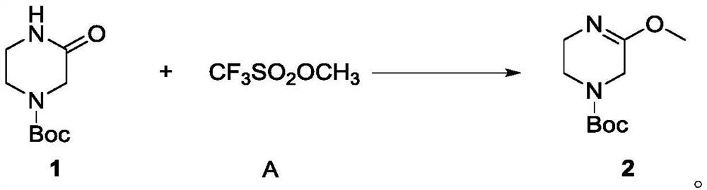 Preparation method of sitagliptin intermediate