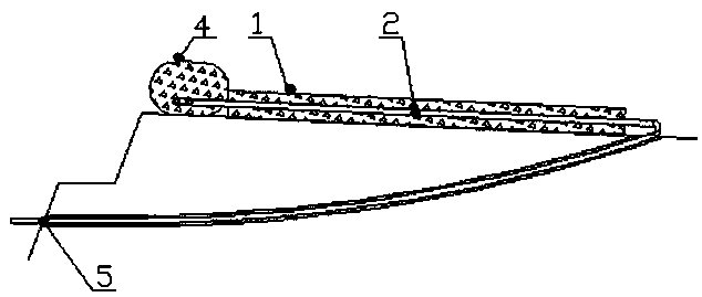 Damming method through seepage draining prism bodies realizing bidirectional permeation and reverse laying