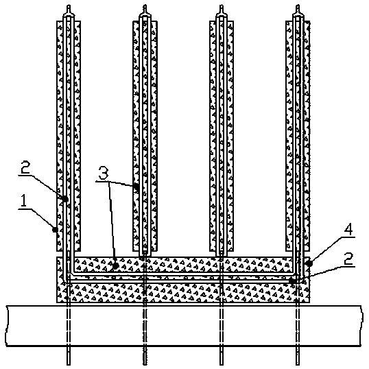 Damming method through seepage draining prism bodies realizing bidirectional permeation and reverse laying