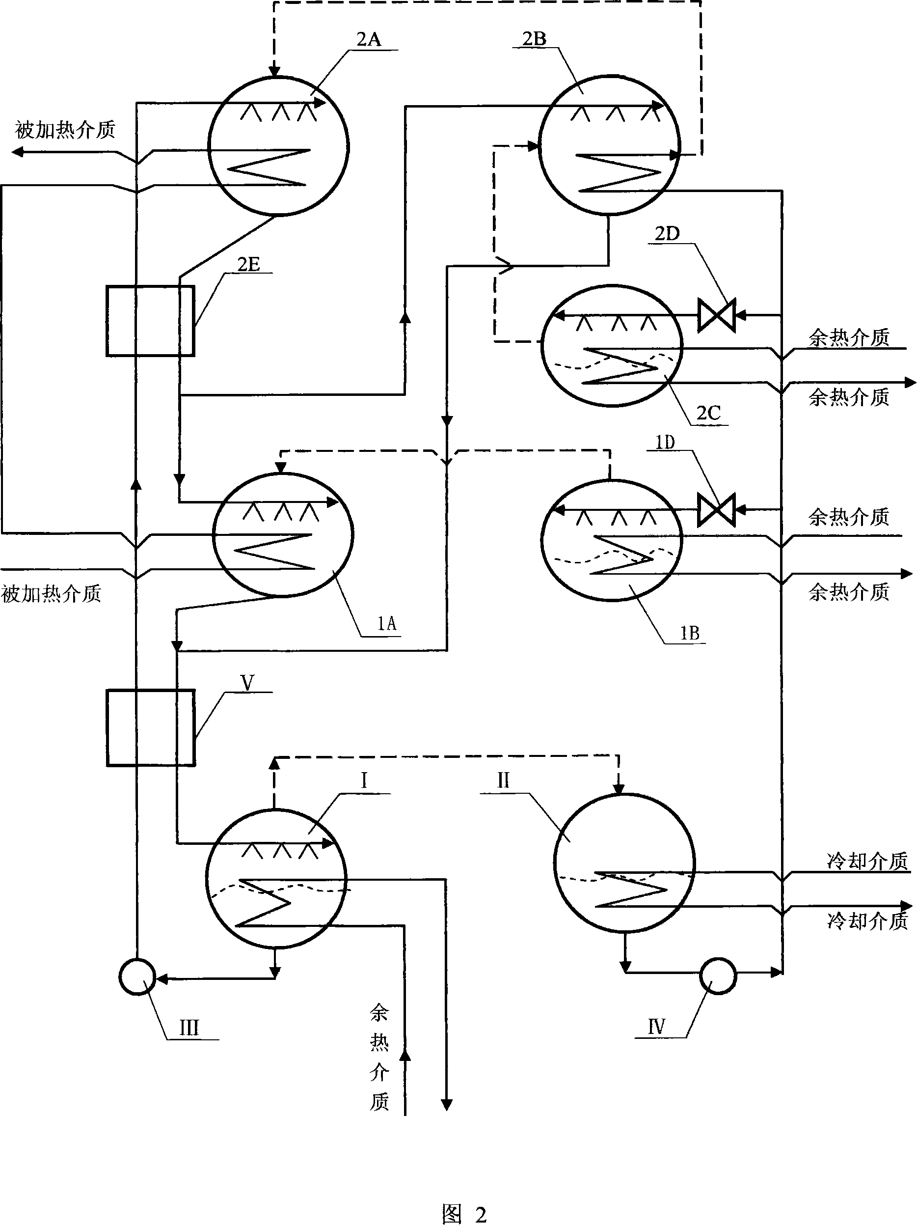 Composite absorption heat pump