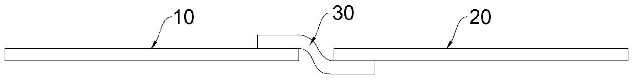 Solar energy cell series structure