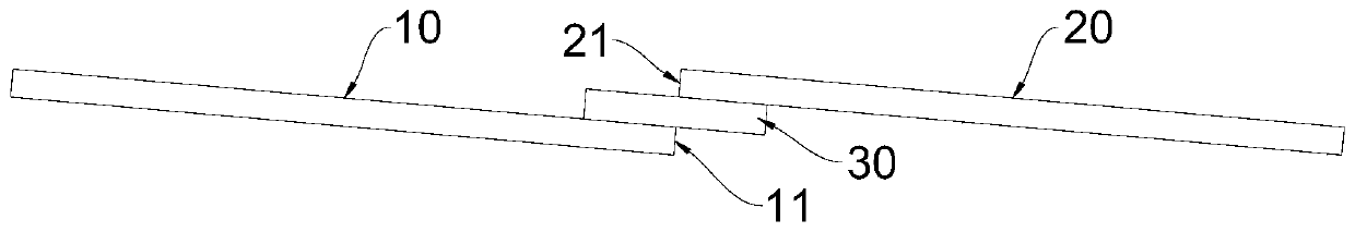 Solar energy cell series structure