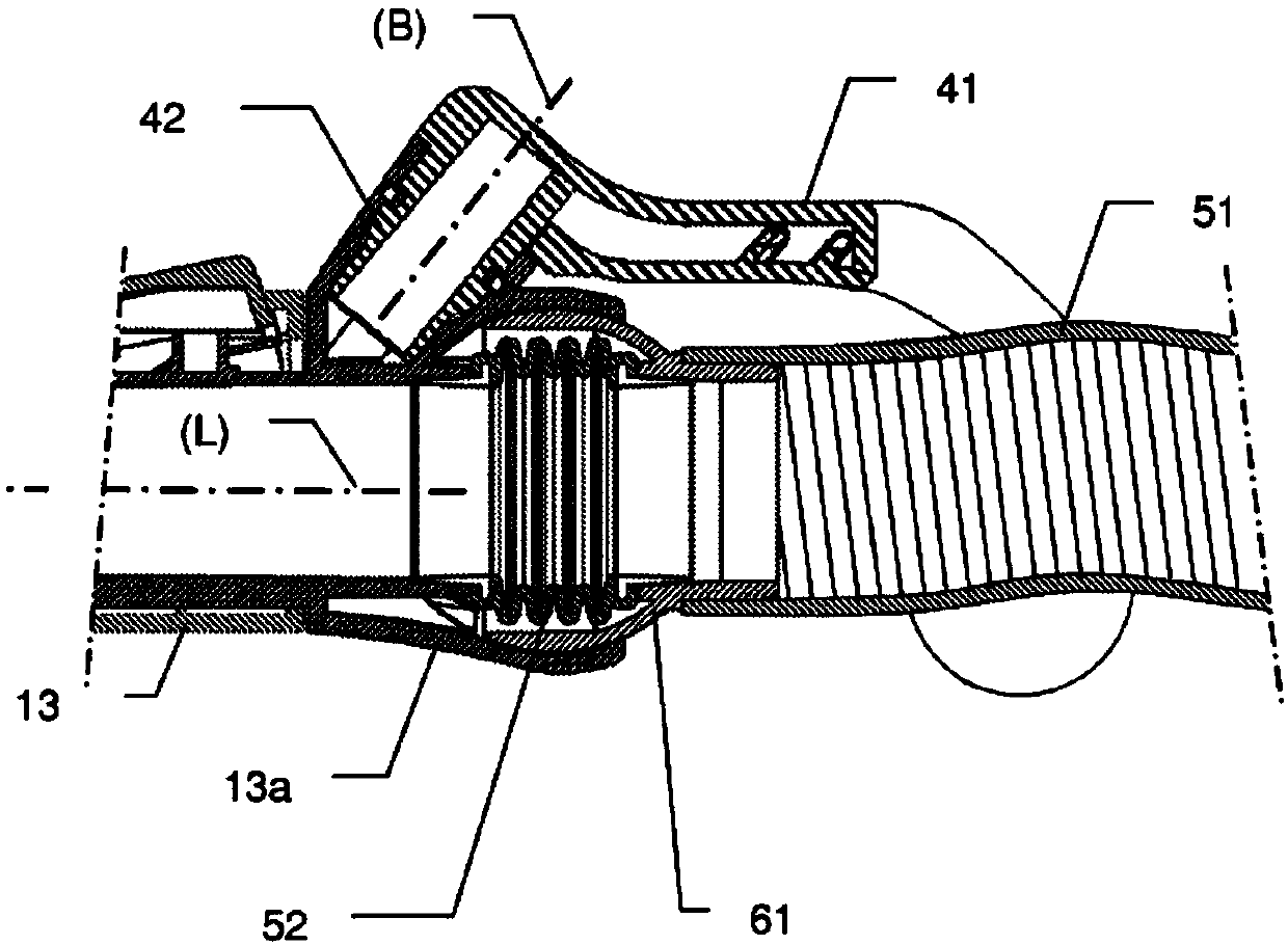 Vacuum cleaner having hinged brush head