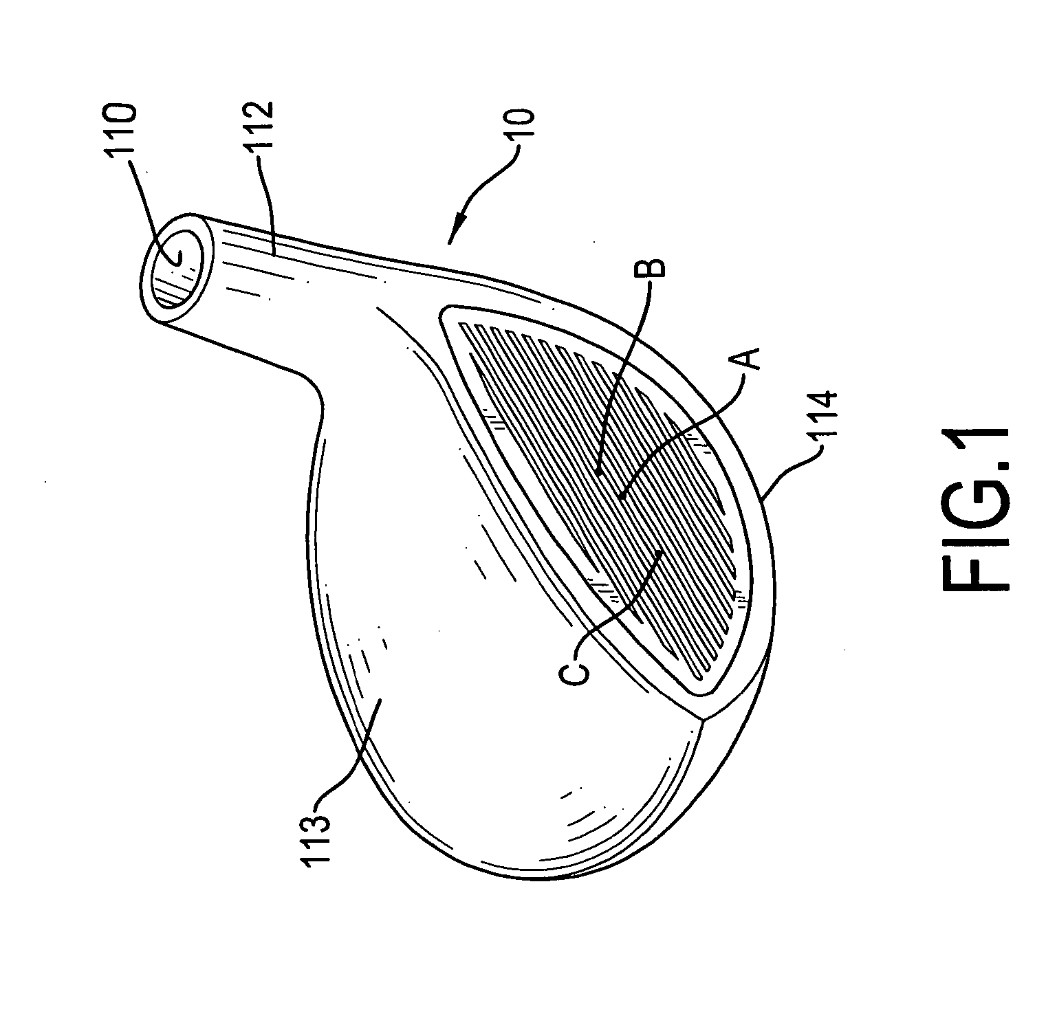 Wood type golf club head