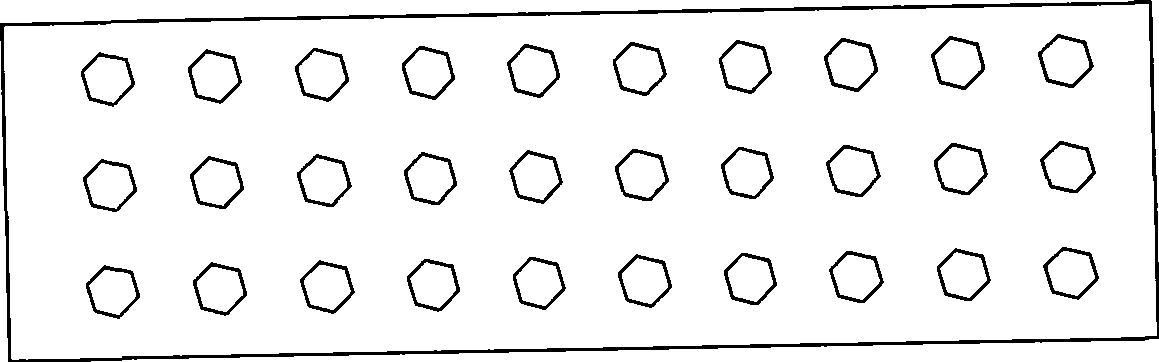 Ordered arrangement method for abrading agent granule on abrading tool and abrading tool