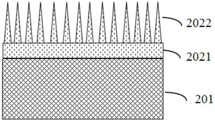 Structural part with like diamond array and preparation method thereof